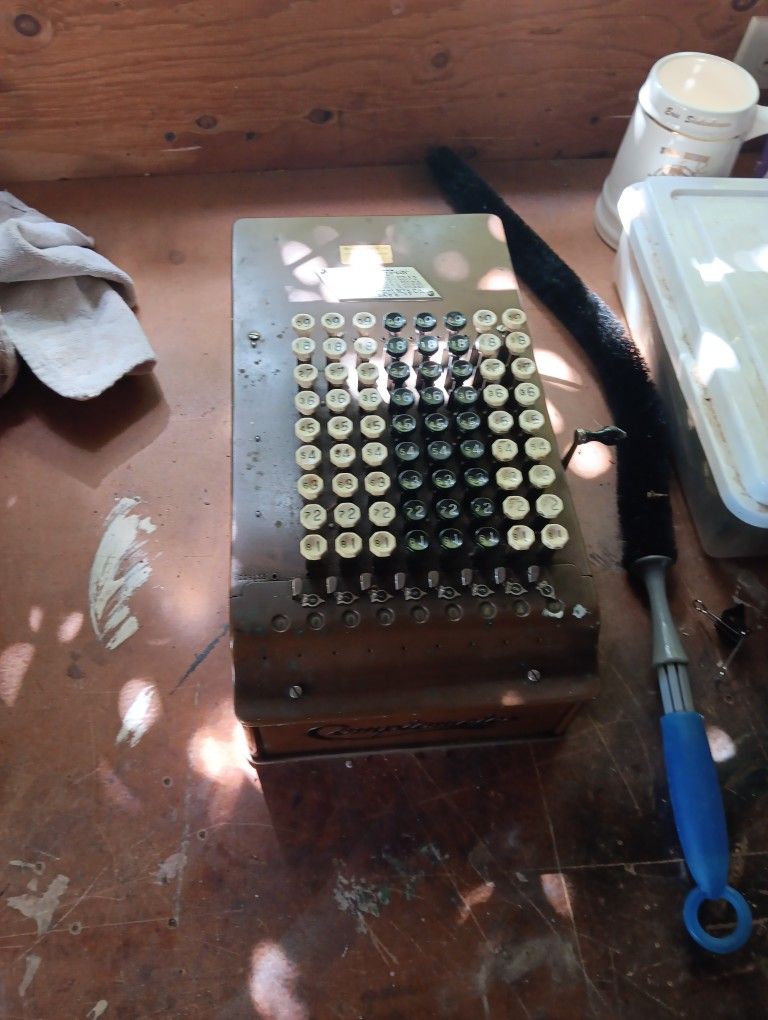 Antique Comptometer Adding Machine