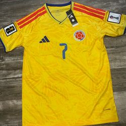 Luis Diaz (MENS XL) yellow Colombia 2026 World Cup jersey