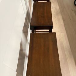 3 Wood Bar Stools