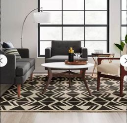 7'x10' Microplush Geo Knitted Area Rug - Threshold