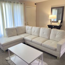 Cream Sectional Sofa 