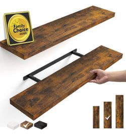 New In Box!!  Bayka (35.4”x9.25”x1.5”) (2 Pack) Floating Shelves $45 (#1356)