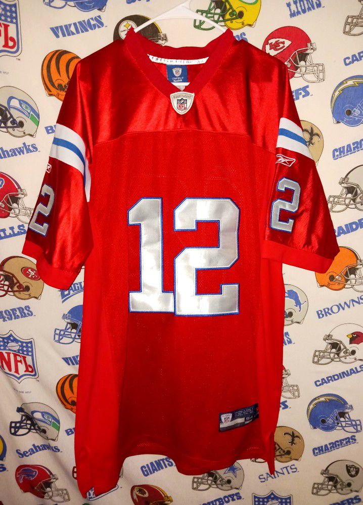 Vintage 2002 Reebok On Field Tom Brady New England Patriots NFL Football Jersey 
