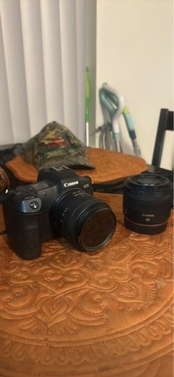 Canon Eos R With Lens And SD