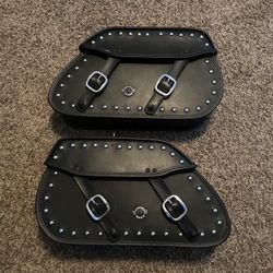 Motorcycle Viking Saddlebags Set 