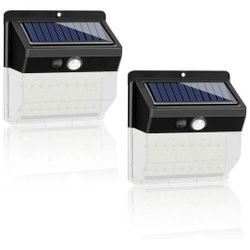 Upgraded Solar Lights Outdoor, 136 LED Motion Sensor Security Light, Waterproof Backyard Light for Front Door, Garden Driveway Porch Walkway Pool Pati