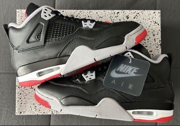 Size 7Y GS Mens/ Size 8.5 Womens Jordan 4 Retro Bred Reimagined