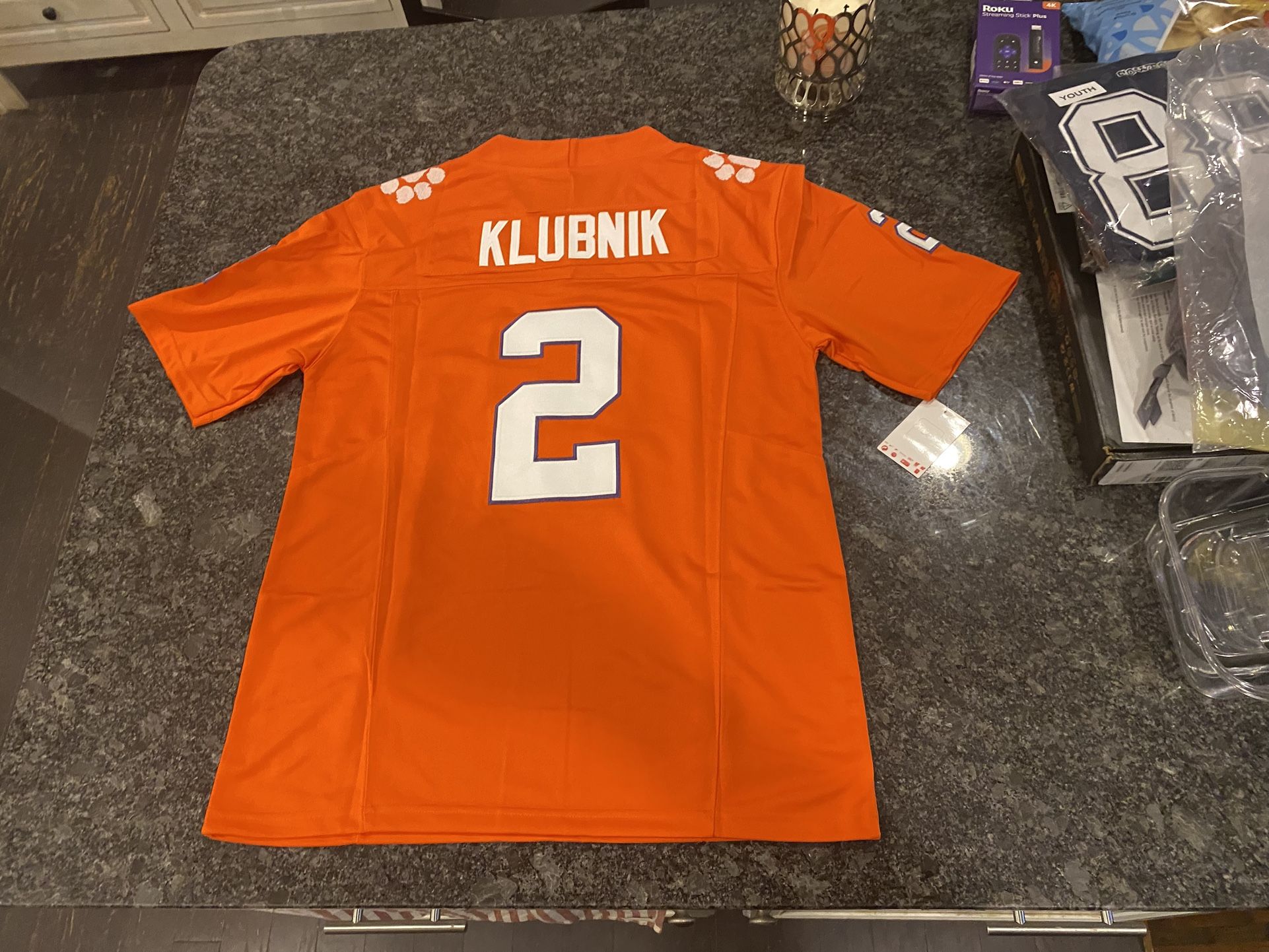 Clemson Jerseys Adult Size Small Up To 3XL