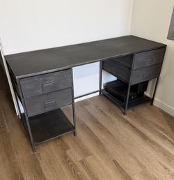 Rustic Metal Desk