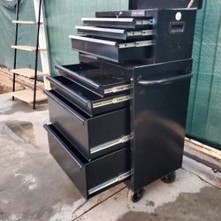Craftsman Cart Tool Box 🧰 Used No Key  26"W   50" H  7 DRAWER TOTAL   DIP Drawer  15" 