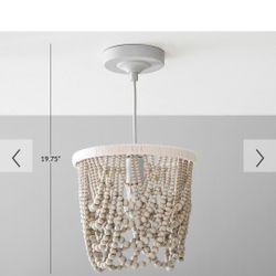 New* Open Box* Draped Bead Flushmount Light