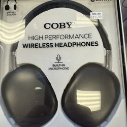  Coby High Performance Wireless Headphones, 