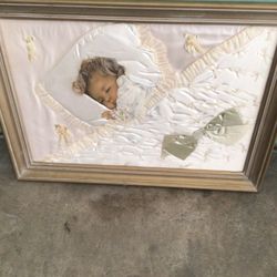 Vintage And Beautiful Baby Frame