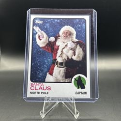 🎅 2025 Topps “The Santa Archives” – Santa Claus Captain Card TSA-73 (Topps 1973 Tribute) 🎄