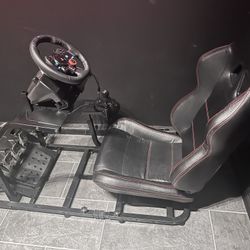 Gaming racing simulator