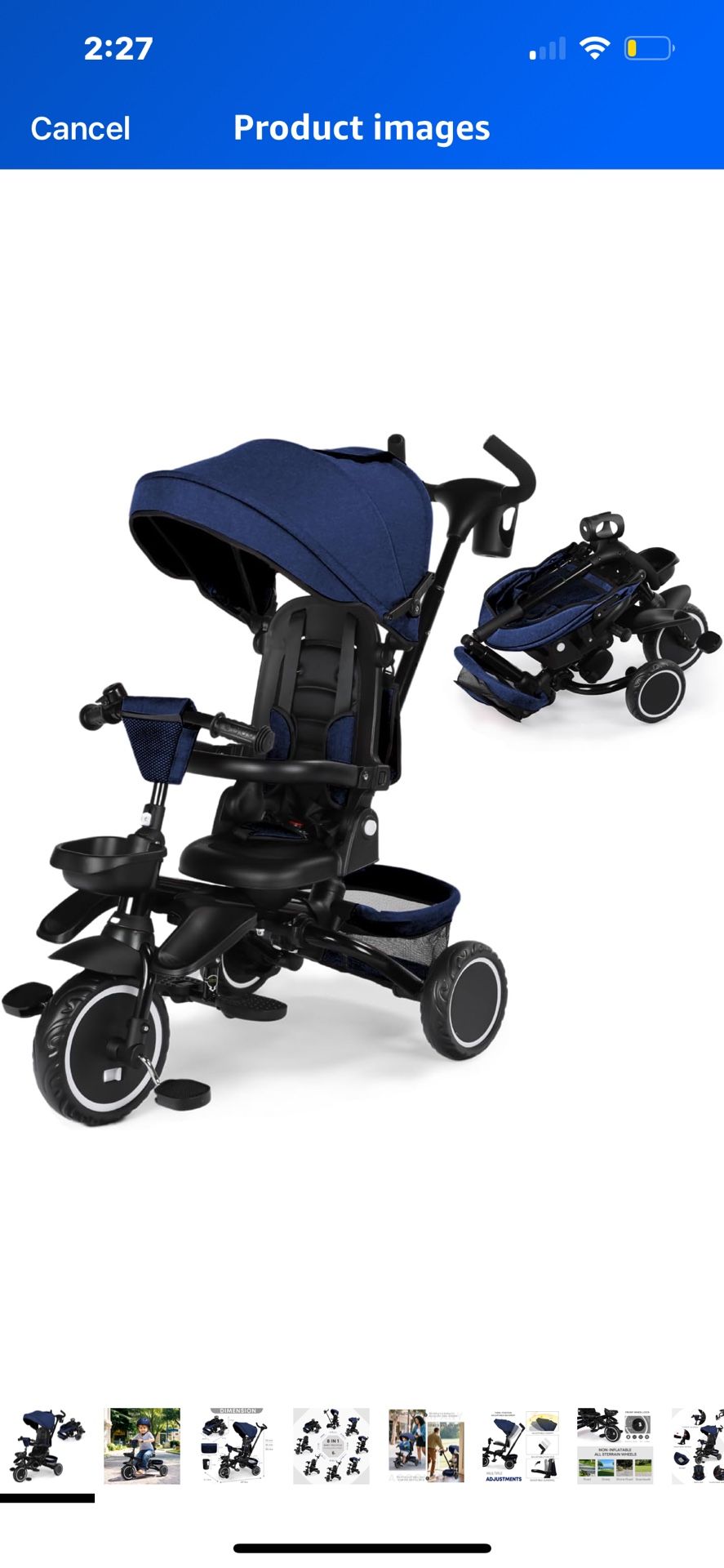 Stroller Tricycle Bike