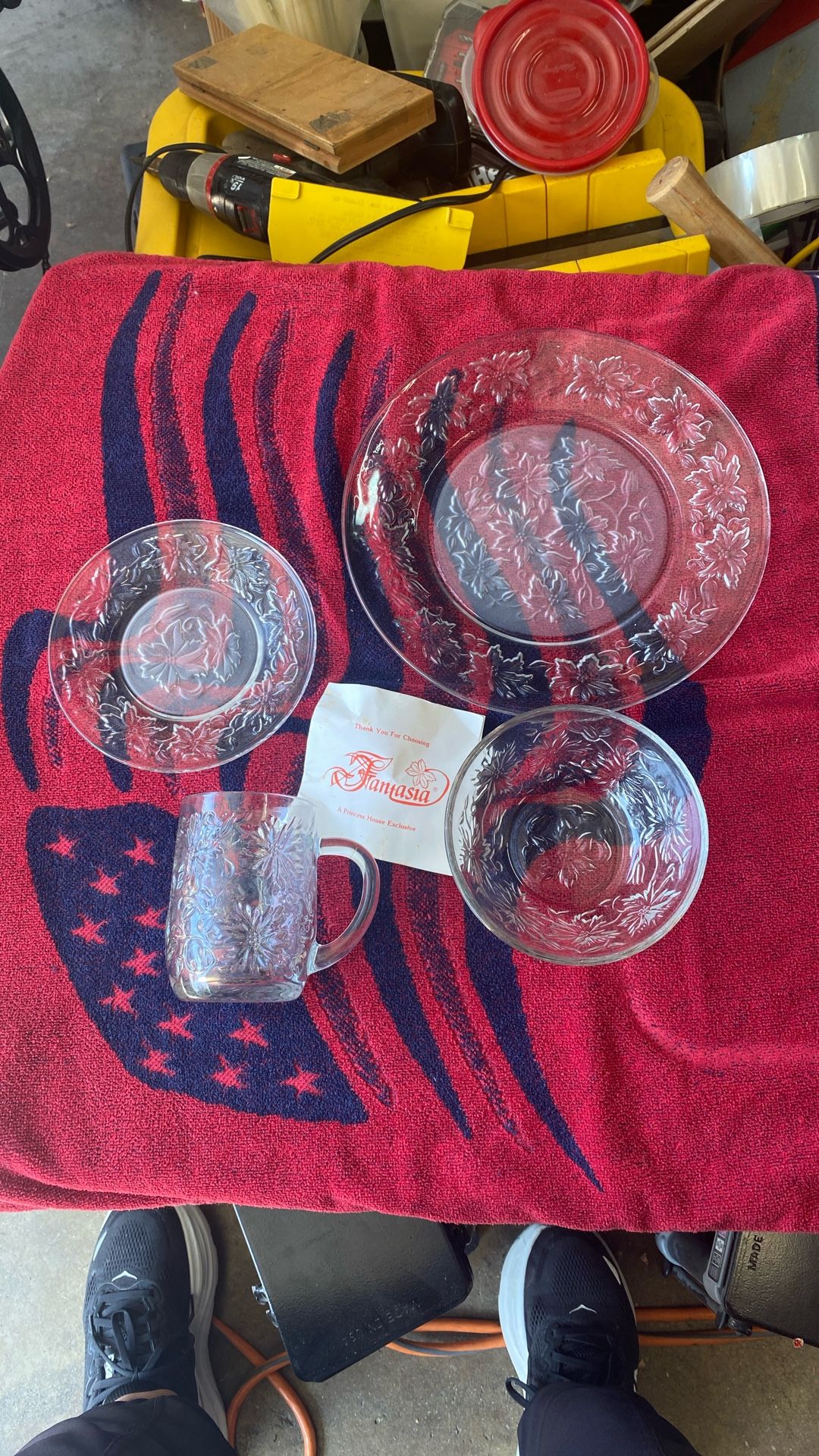 Fantasia Crystal 4 Piece Place Setting