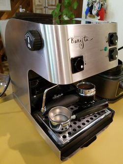 Starbucks Barista Saeco SIN 006 Made In Italy Espresso Machine with Milk Frother - New In Box Barista Starter Kit and 53mm Bottomless Portafilter