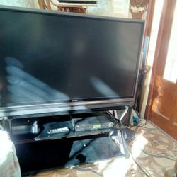 Glass TV Stand Big 60"