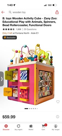 Wooden activity toy in very good condition