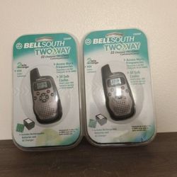 Bell South Two Way Channel Walkie Talkies 