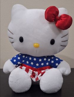 VINTAGE 2002 SANRIO HELLO KITTY PATRIOTIC PLUSH