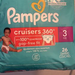 Pampers cruisers 360  Size 3 