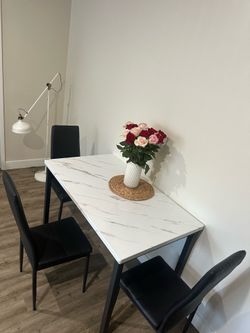 Table and 3 chairs