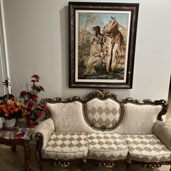 "3 Beautiful 3-Piece Italian Sofa Set - Elegant & High Quality