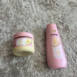 Dove X Crumbl Lemon Glaze Wash X Scrub Bundle