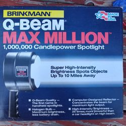 Q-Beam Max million Candlepower Spotlight