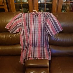 Sean John Short Sleeve Shirt Size 2xl 
