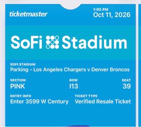 Tailgate parking Sofi stadium