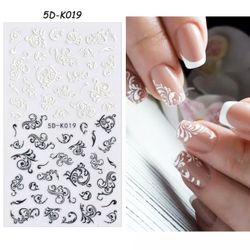 2021 New Adorable Version 5D Nail Stickers