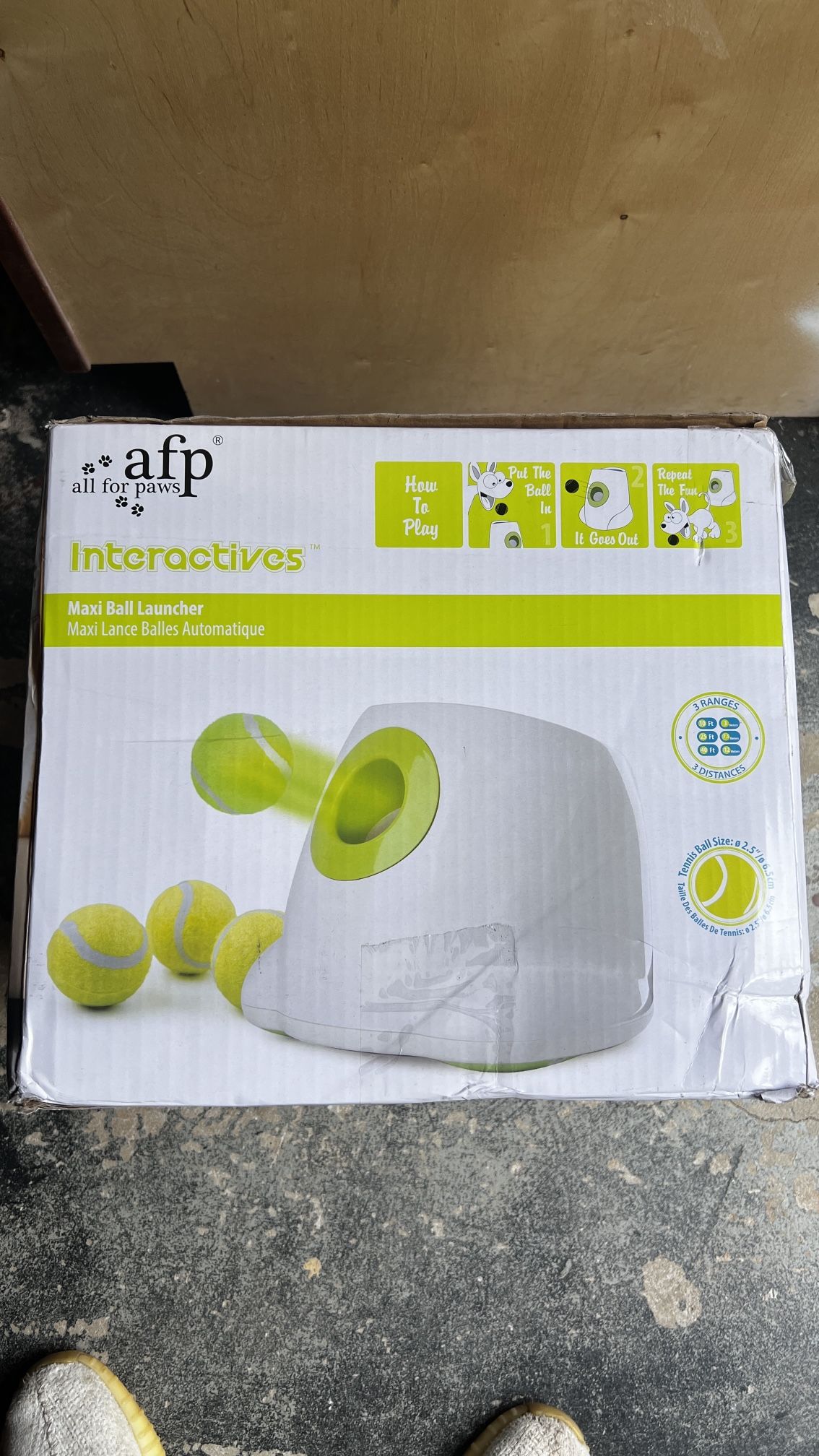 ALL FOR PAWS Automatic Dog Ball Launcher Maxi