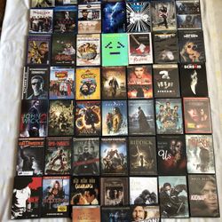 DVD Few Blu Rays Mostly $2 Each,Last 2 Pics $5 Each Third Pic Are New Sealed In Plastic All For $70,Some Have Some Scratches But Playable 