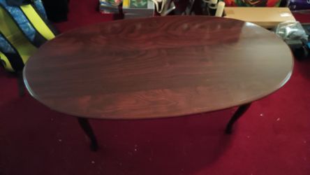 Cherry finish coffee table