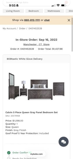Used Queen size bedroom set