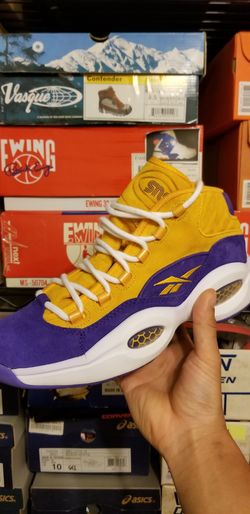Reebok Question MID "Crocus" Iverson LA Lakers LEBRON