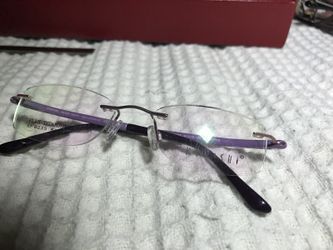 Rimless flex titanium eyeglasses. Brando. Made in Japan. $60