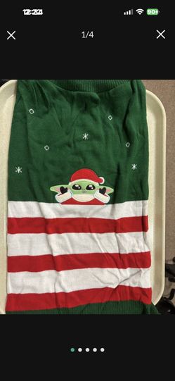 CA. XL CHRISTMAS STARWARS DOG SWEATER