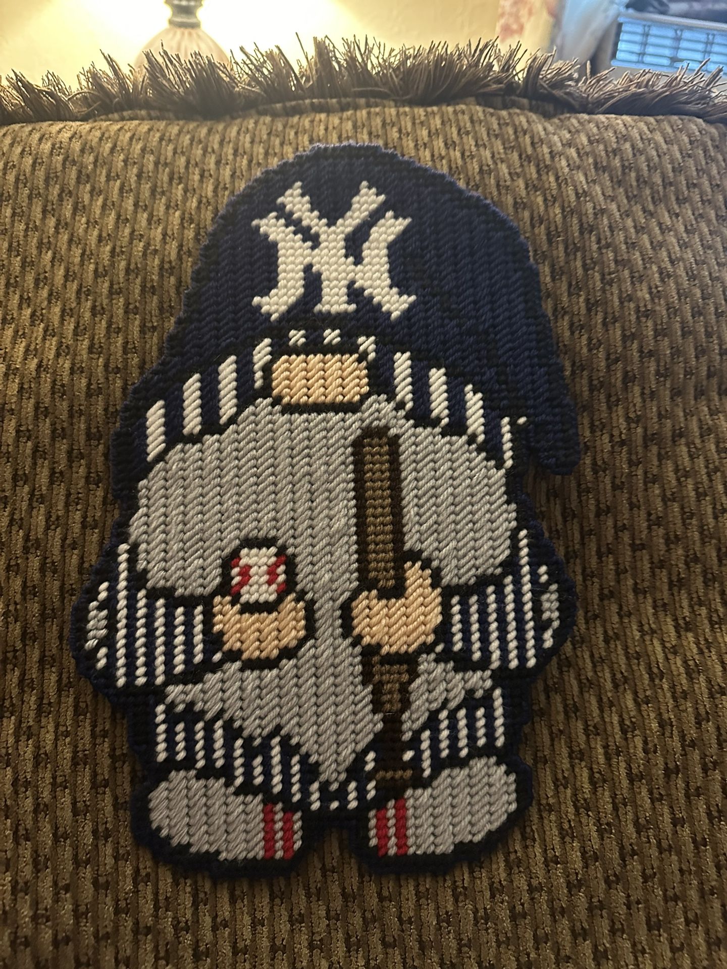 Handmade NY Yankees Gnome Magnet
