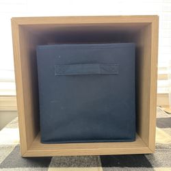 IKEA Eket Cube with Insert. Perfect For Bed Side Table, Storage, Stackable 