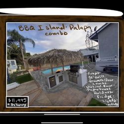 Backyard Palapa Paradise For Grilling Outdoor Cooking Cocina Kitchen Bbq