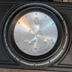 2 Rockford Fosgate Power Series Subs One Old School T1d215 Aluminum Cap Powers Then You Got The T2d215 Newer Model Upgraded Both For $850