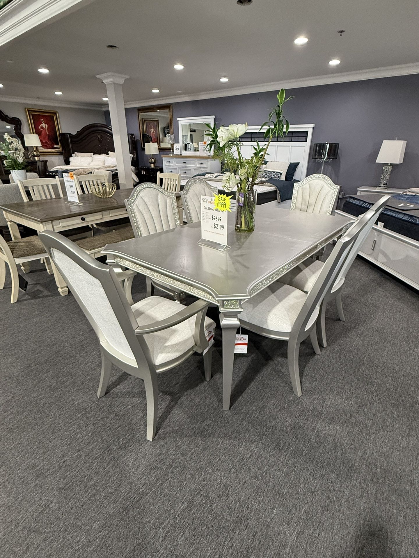7 Pc Dining Table 