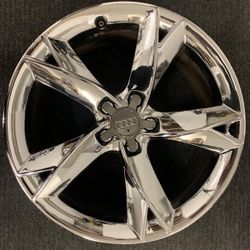 Single (1) one ☝🏻 Audi A5 S5 Sportback Coupe  2008-2017 19" OEM Wheel Rim 8T0601025F Chrome