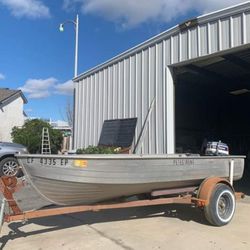 14 Foot Aluminum Boat 