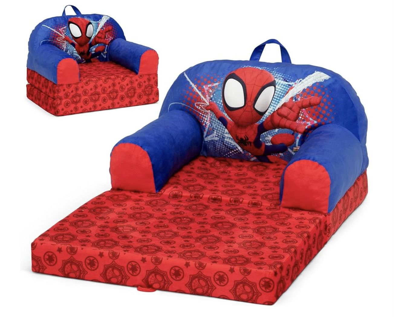 Spider-Man And Friends Cozee Buddy Flip Out Chair For Kids