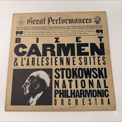 Bizet: Carmen & L'Arlesienne Suites mint #563 Vinyl Record: Leopold Stokowski